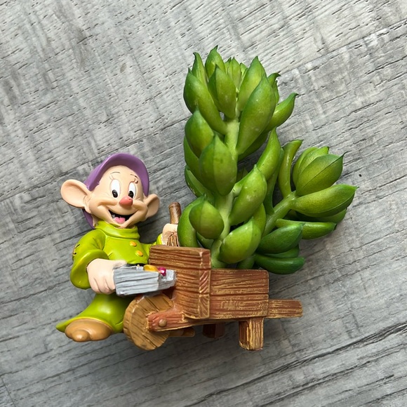 Disney Other - Disney Snow White And The Seven Dwarfs Planter Sculptures